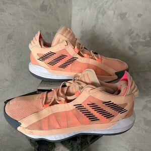 Adidas Dame 6 International Women's Day Glow Orange/Core Black Men Sz13.5 FW3667